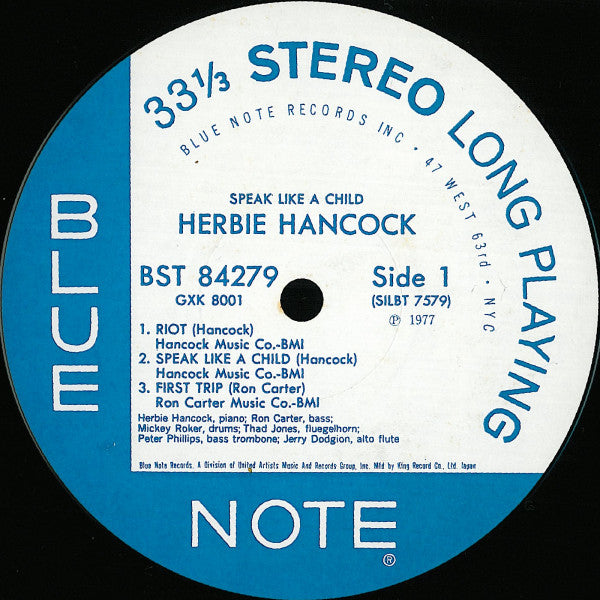 Herbie Hancock - Speak Like A Child (Vinyl, LP, Album, Reissue)