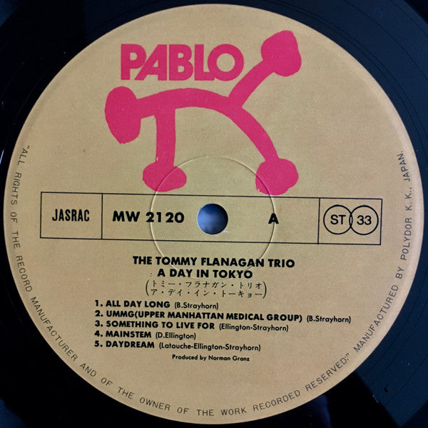 Tommy Flanagan Trio - A Day In Tokyo (Vinyl, LP, Album)