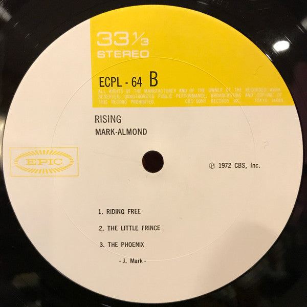 Mark-Almond - Rising (Vinyl, LP, Album, Stereo) Very Good Plus (VG+) / Very Good Plus (VG+)