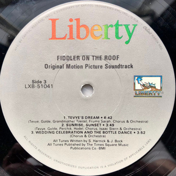 John Williams (4) - Fiddler On The Roof (Original Motion Picture Soundtrack Recording) (2xVinyl, LP, Album, Deluxe Edition, Reissue, Stereo) Very Good (VG) / Very Good (VG)