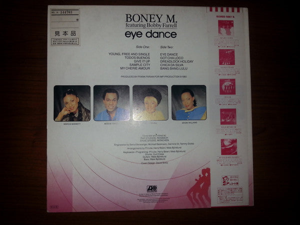 Boney M. - Eye Dance (Vinyl, LP, Album, Promo) Very Good (VG) / Very Good (VG)