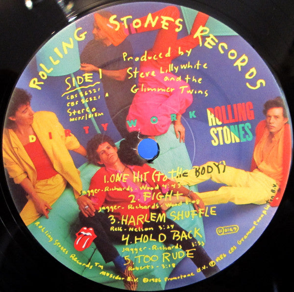 The Rolling Stones - Dirty Work (Vinyl, LP, Album, Stereo)