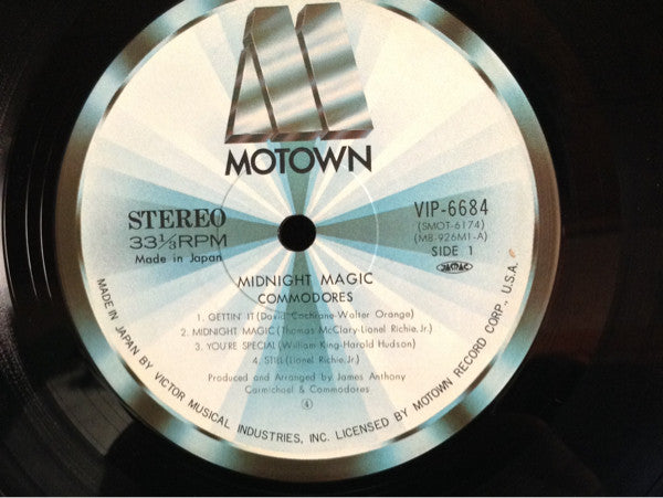 Commodores - Midnight Magic (Vinyl, LP, Album) Very Good (VG) / Very Good (VG)