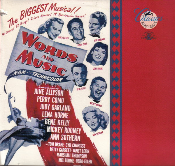 Various - Words And Music (From The Original Soundtrack Recording) (Vinyl, LP, Album, Reissue, Mono) Very Good (VG) / Very Good (VG)