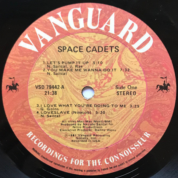 Space Cadets (2) - Space Cadets (Vinyl, LP, Album) Very Good Plus (VG+) / Very Good (VG)