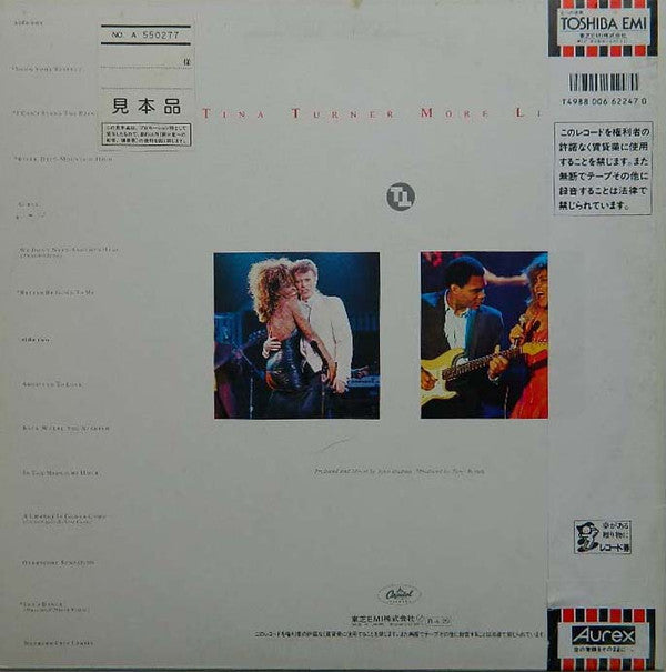 Tina Turner - More Live! (Vinyl, LP, Album, Limited Edition, Promo) Near Mint (NM or M-) / Very Good Plus (VG+)