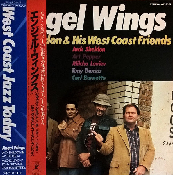 Jack Sheldon & His West Coast Friends - Angel Wings (Vinyl, LP, Album, Stereo) Near Mint (NM or M-) / Very Good Plus (VG+)
