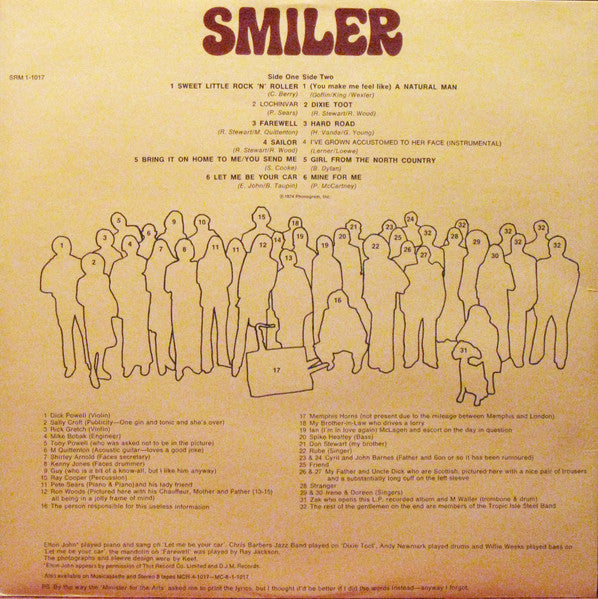 Rod Stewart - Smiler (Vinyl, LP, Album, Stereo)