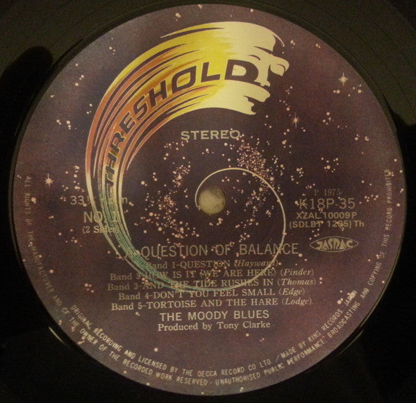 The Moody Blues - A Question Of Balance = クエッション・オブ・バランス (Vinyl, LP...