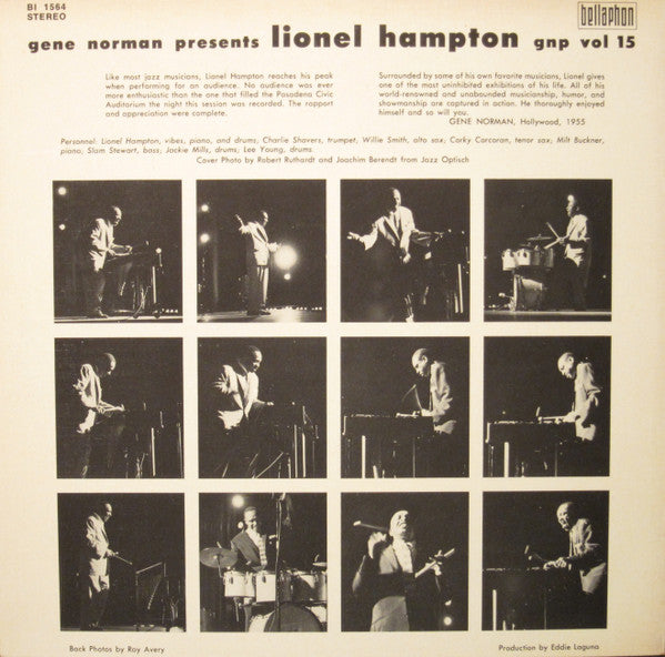 Lionel Hampton - Lionel Hampton And The Just Jazz All Stars (Vinyl, LP, Album, Stereo) Very Good (VG) / Good Plus (G+)
