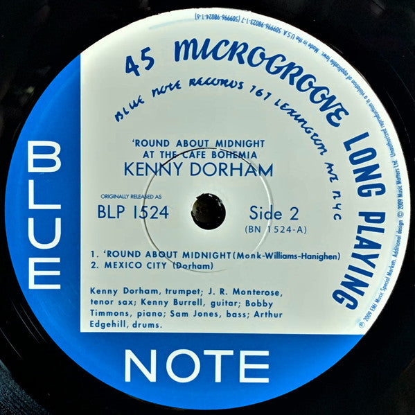 Kenny Dorham - 'Round About Midnight At The Cafe Bohemia (2xVinyl, 12", 45 RPM, Album, Limited Edition, Reissue, Mono) Very Good Plus (VG+) / Near Mint (NM or M-)