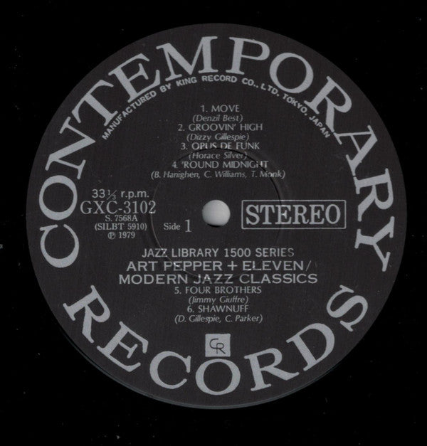 Art Pepper - Art Pepper + Eleven (Modern Jazz Classics) (Vinyl, LP, Album, Reissue, Stereo) Very Good Plus (VG+) / Very Good (VG)