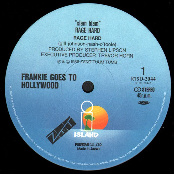 Frankie Goes To Hollywood - Rage Hard (+) (Vinyl, 12", 45 RPM, Single) Very Good Plus (VG+) / Very Good Plus (VG+)
