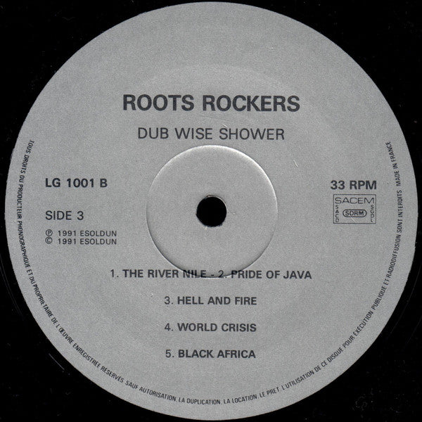Roots Rockers (2) - Dubwise Shower + Fe Me Dub (2xVinyl, LP, Compilation) Good Plus (G+) / Good Plus (G+)