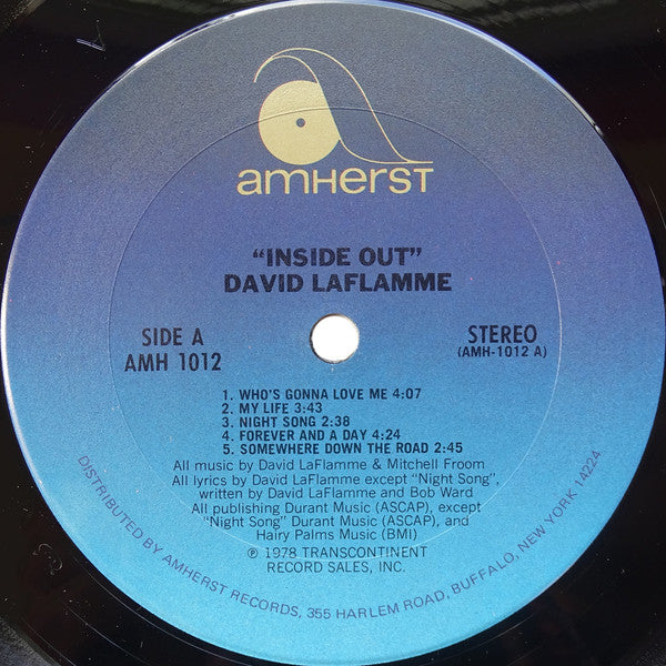 David LaFlamme - Inside Out (Vinyl, LP, Album) Good Plus (G+) / Good (G)
