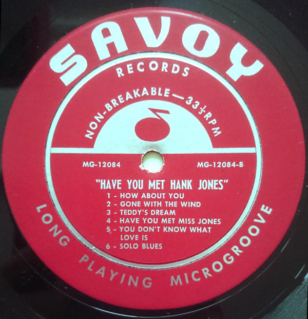 Hank Jones - Have You Met Hank Jones (Vinyl, LP, Album, Mono) Good Plus (G+) / Very Good (VG)
