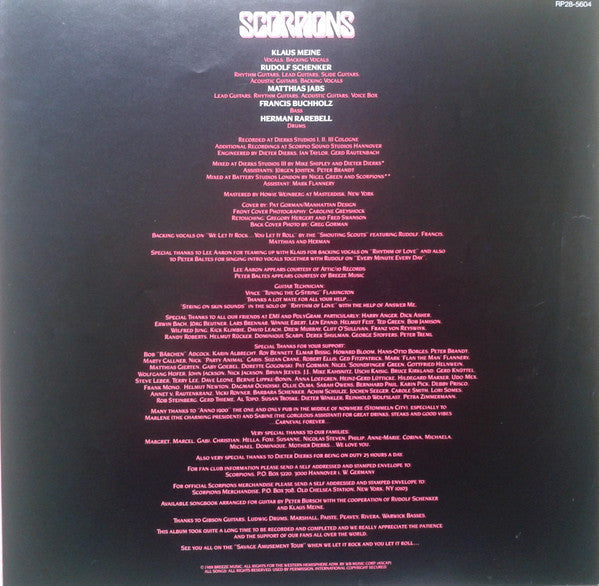 Scorpions - Savage Amusement (Vinyl, LP, Album)