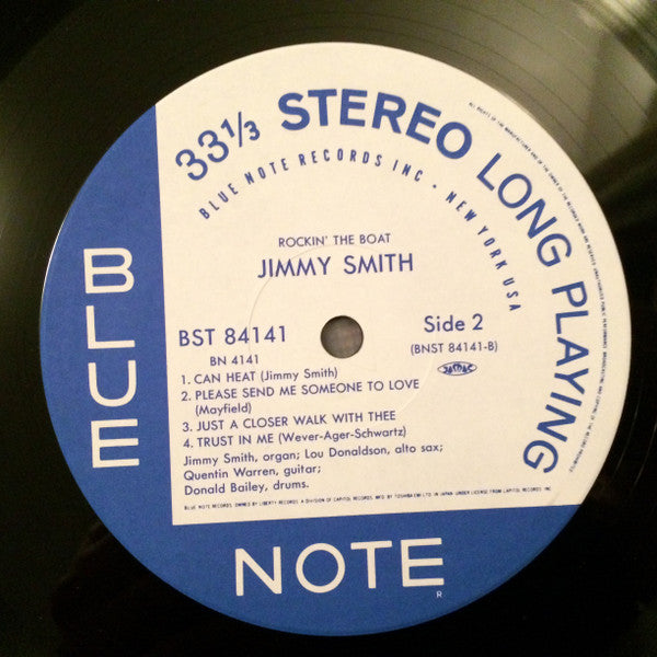 Jimmy Smith - Rockin' The Boat (Vinyl, LP, Reissue) Near Mint (NM or M-) / Near Mint (NM or M-)