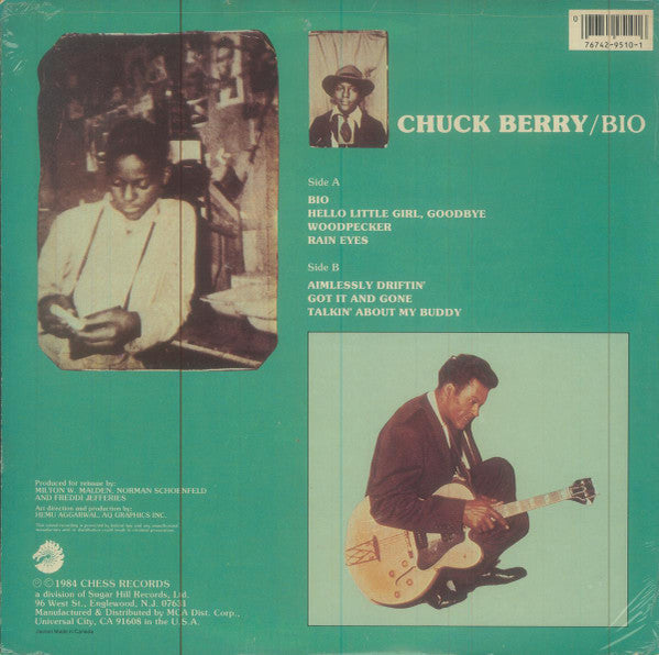 Chuck Berry - Bio (Vinyl, LP, Album, Reissue) Very Good (VG) / Very Good (VG)