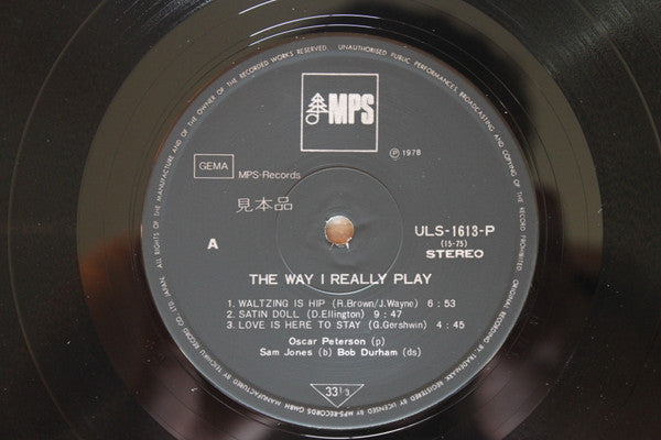 Oscar Peterson - The Way I Really Play (Vinyl, LP, Album) Very Good Plus (VG+) / Very Good Plus (VG+)
