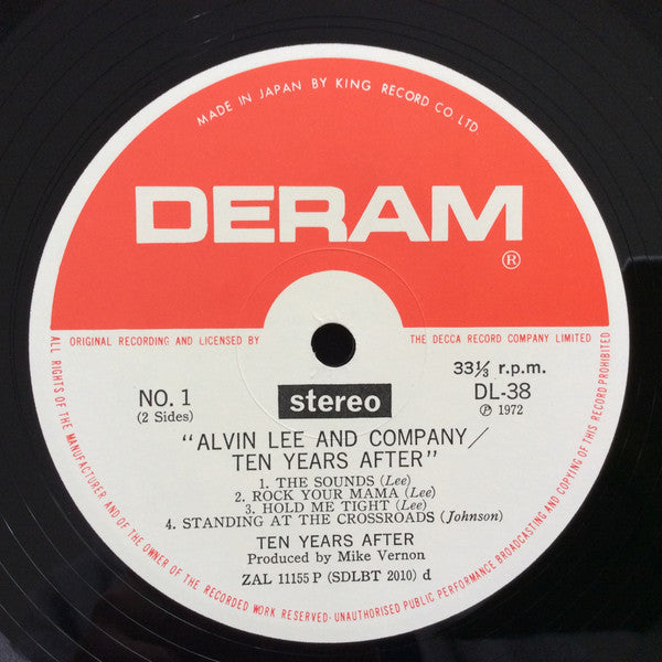 Ten Years After - Alvin Lee & Company (Vinyl, LP, Album) Very Good (VG) / Very Good (VG)