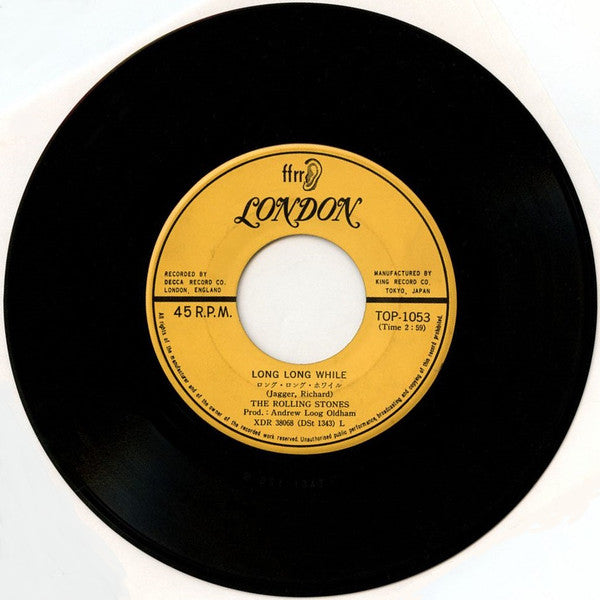 The Rolling Stones - Paint It, Black = 黒くぬれ！ (Vinyl, 7", 45 RPM) Very Good (VG) / Good (G)