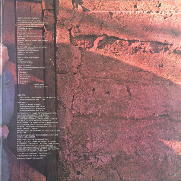 Keith Jarrett - Death And The Flower (Vinyl, LP, Album, Reissue, St...