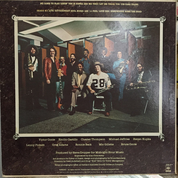 Tower Of Power - We Came To Play (LP, Album) - Very Good (VG) / Very Good (VG)