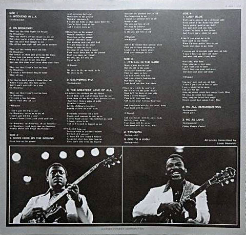 George Benson - Weekend In L.A. (2xVinyl, LP, Album, Reissue) Very Good Plus (VG+) / Very Good (VG)