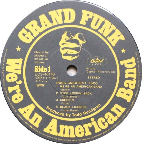 Grand Funk Railroad - We're An American Band (Vinyl, LP, Album, Rei...