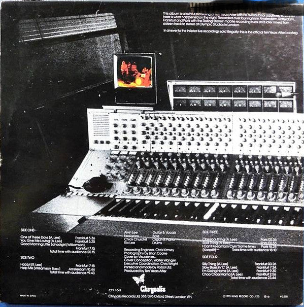 Ten Years After - Recorded Live (2xVinyl, LP, Album) Very Good Plus (VG+) / Very Good (VG)