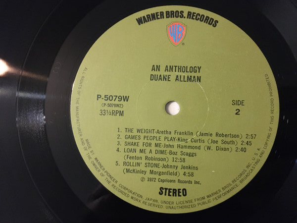 Duane Allman - An Anthology (Vinyl, LP, Compilation)