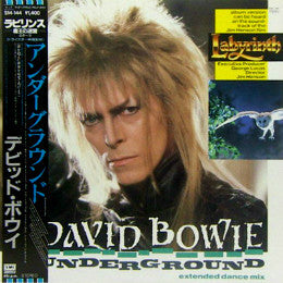 David Bowie - Underground (Extended Dance Mix) (Vinyl, 12", 45 RPM, Single, Promo) Very Good (VG) / Very Good (VG)
