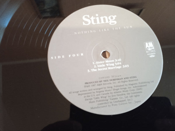 Sting - ...Nothing Like The Sun (Vinyl, LP, Album, Stereo)