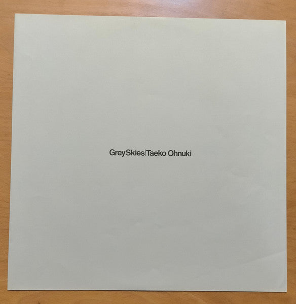 Taeko Ohnuki - Grey Skies (Vinyl, LP, Album, Stereo) Very Good (VG) / Very Good (VG)