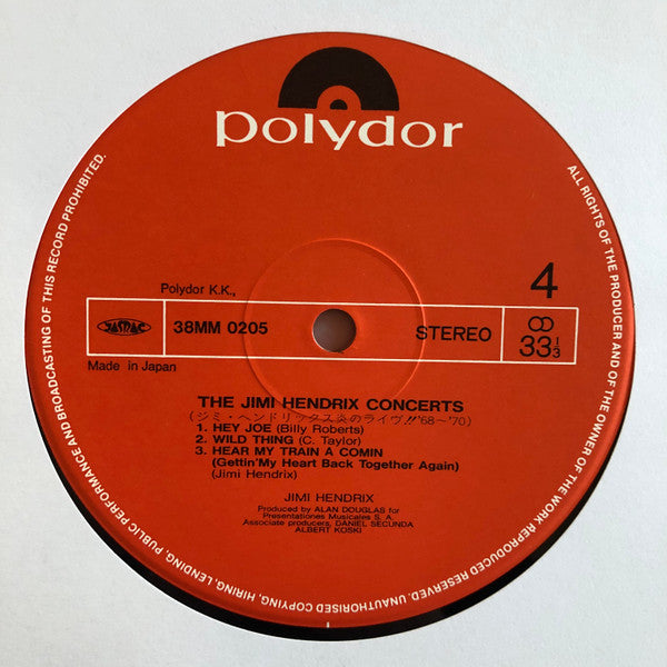 Jimi Hendrix - The Jimi Hendrix Concerts (Vinyl, LP, Compilation)