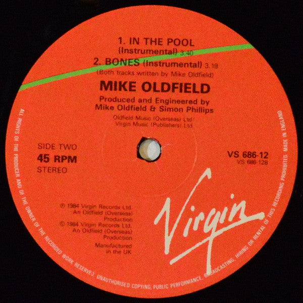 Mike Oldfield - To France (Vinyl, 12", Single, 45 RPM)