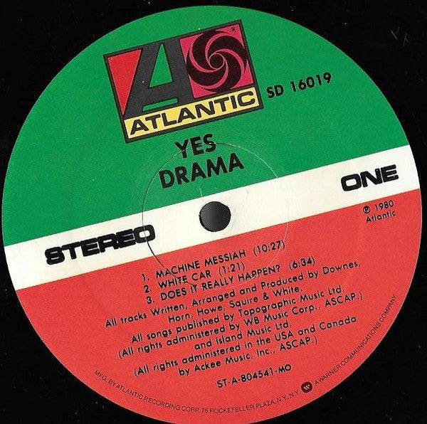 Yes - Drama (Vinyl, LP, Album)