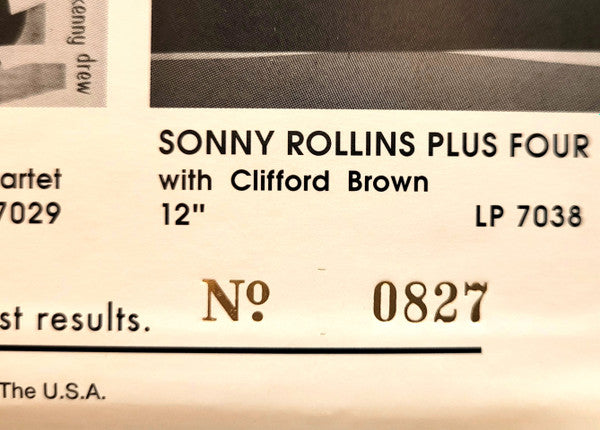 Sonny Rollins Quartet - Tenor Madness (Vinyl, LP, Album, Mono, Reissue, Limited Edition) Near Mint (NM or M-) / Near Mint (NM or M-)