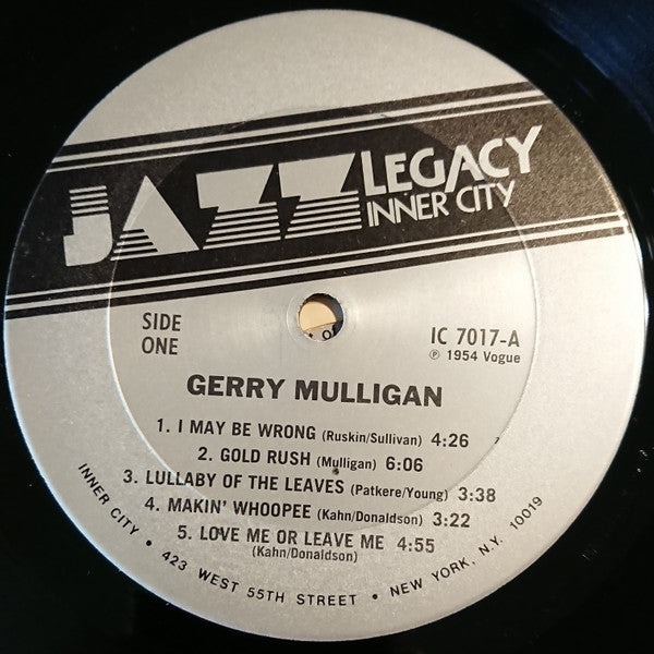 Gerry Mulligan - Gerry Mulligan (Vinyl, LP, Compilation) Good Plus (G+) / Good Plus (G+)