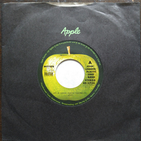 John Lennon - Mother / Why (Vinyl, 7", 45 RPM, Single, Reissue, Stereo) Good Plus (G+) / Good Plus (G+)