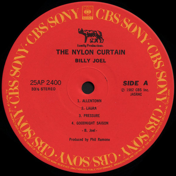 Billy Joel - The Nylon Curtain (Vinyl, LP, Album, Stereo)