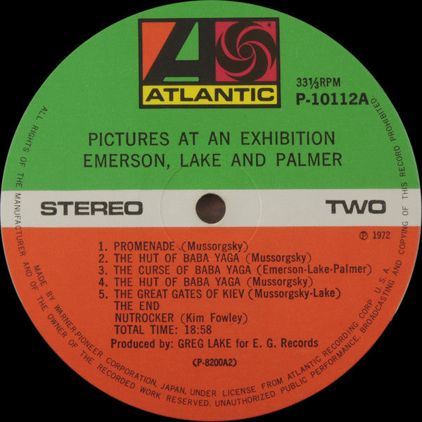Emerson, Lake & Palmer - Pictures At An Exhibition (Vinyl, LP, Albu...