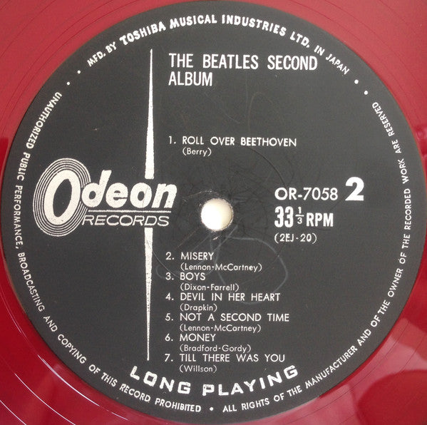 The Beatles - The Beatles' Second Album (Vinyl, LP, Album, Mono)