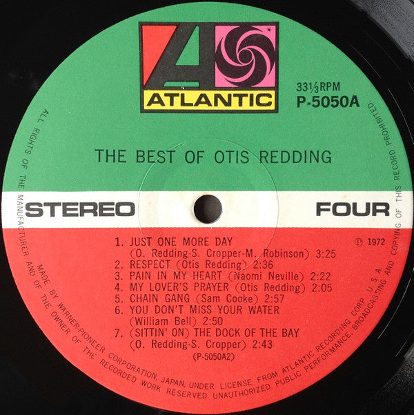 Otis Redding - The Best Of Otis Redding (2xVinyl, LP, Compilation, Stereo) Very Good (VG) / Very Good (VG)