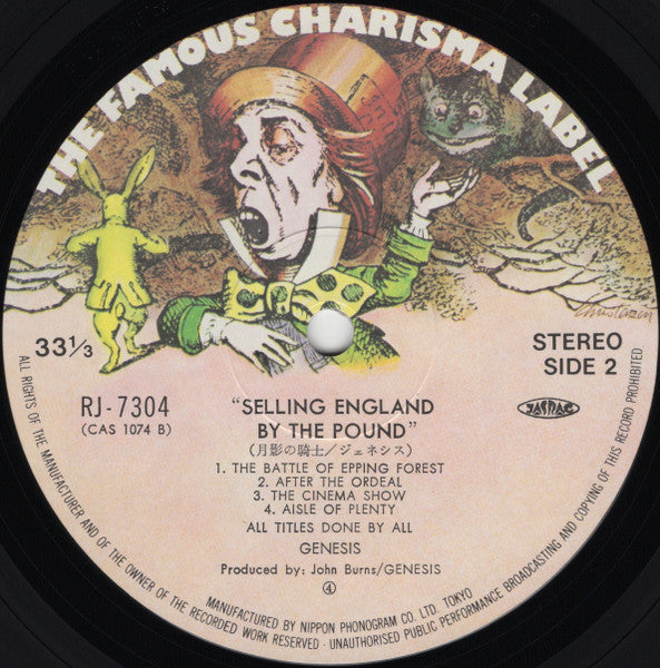 Genesis - Selling England By The Pound (Vinyl, LP, Album, Reissue, Stereo) Very Good Plus (VG+) / Very Good (VG)