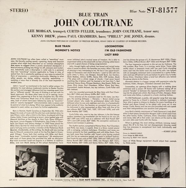 John Coltrane - Blue Train = ブルー・トレイン (Vinyl, LP, Album, Limited Ed...