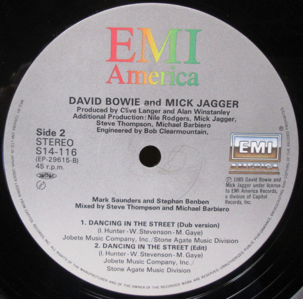 David Bowie - Dancing In The Street (Vinyl, 12", Maxi-Single, 45 RPM)