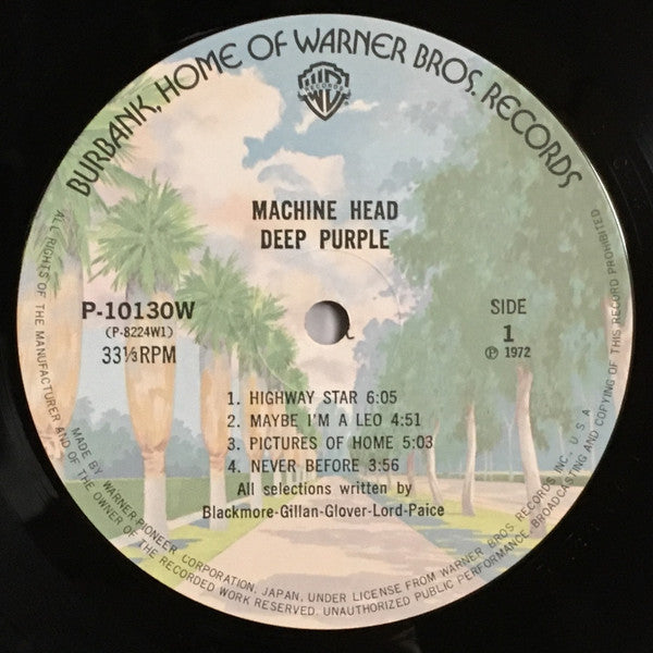 Deep Purple - Machine Head (Vinyl, LP, Album, Reissue, Repress)