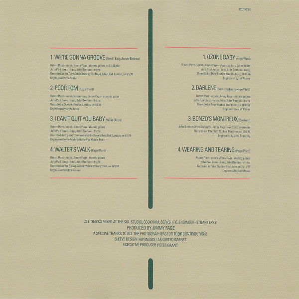 Led Zeppelin - Coda (Vinyl, LP, Album, Reissue, Remastered, Stereo) Near Mint (NM or M-) / Very Good Plus (VG+)